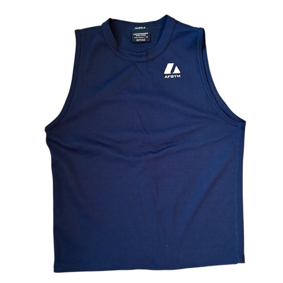 Vintage Abercrombie And Fitch Y2K Gym Issue Muscle Tank Top M - Picture 1 of 4